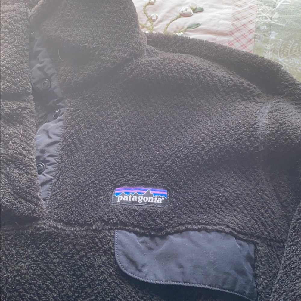 Patagonia synchilla button up, still fuzzy